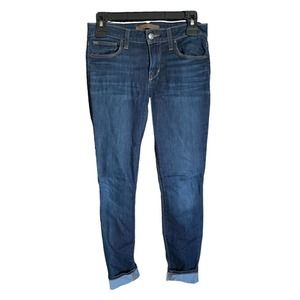 Joe's Womens Denim Regular Fit Mid Rise Ankle Skinny Jeans Size 26 Blue